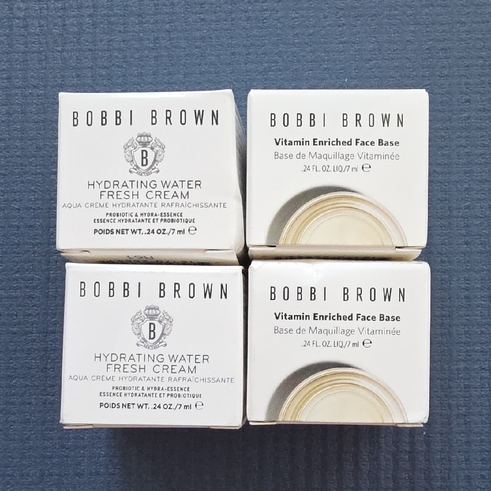 BN Bobbi Brown Vitamin Enriched Face Base + Hydrating Water Fresh Cream